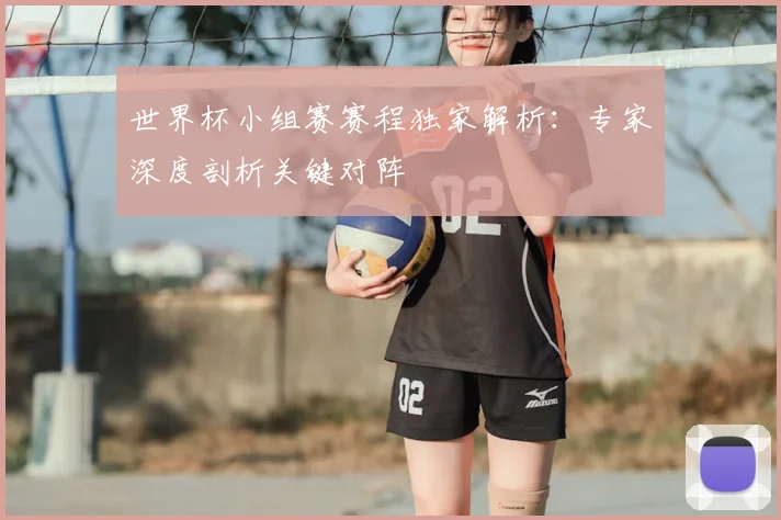 世界杯小组赛赛程独家解析：专家深度剖析关键对阵